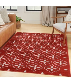 Nourison Home Nourison Essentials NRE04 Brick Ivory 4 ft. X 6 ft. Area Rug