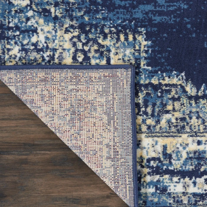 Nourison Grafix Area Rug GRF14-Navy Blue