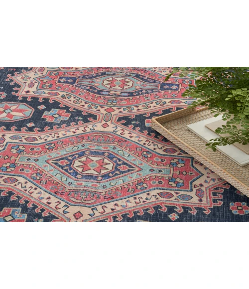 Nourison Vintage Home Navy VNH03 5 ft. X 7 ft. Rectangle Rug