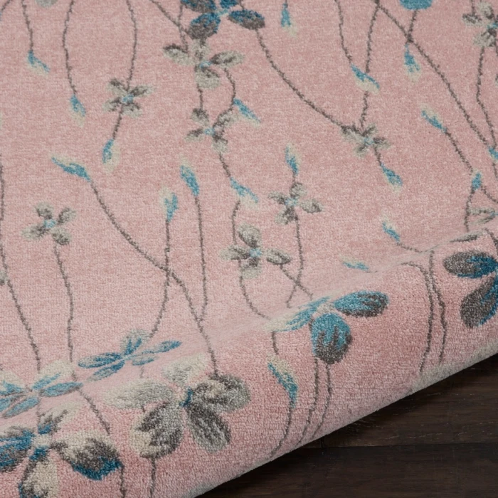 Nourison Tranquil Round Area Rug TRA04-Pink