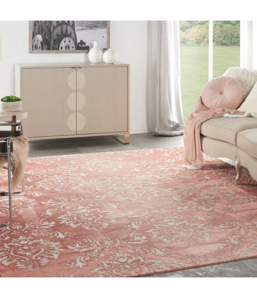 Nourison Elation Area Rug ETN03-Brick Ivory