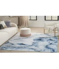 Inspire Me! Home Décor Daydream Ivory Blue DDR01 3 ft. 11 in. X 5 ft. 11 in. Rectangle Rug