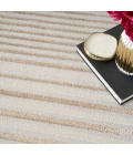 Inspire Me! Home Décor Brushstrokes Area Rug BSK04 Beige Silver