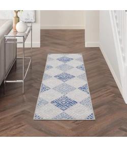 Nourison Home Whimsicle WHS18 Grey Blue 2 ft. X 6 ft. Area Rug