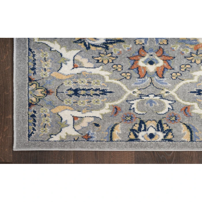 Nourison Allur Grey ALR03 3 ft. X 5 ft. Rectangle Rug