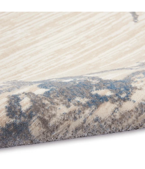 Calvin Klein Enchanting Area Rug ECH01 Ivory/Grey/Blue