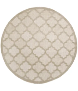 Nourison Home Easy Care NES01 Cream 8 ft. Round Area Rug