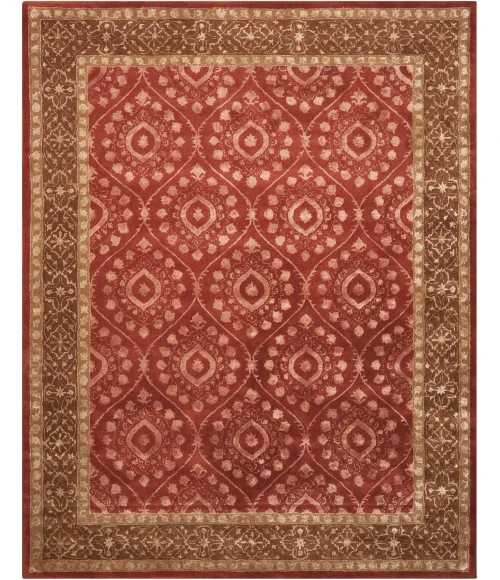 Nourison Home Symphony Red SYM06 5ft.6in. x 7ft.5in. Rect. Rug