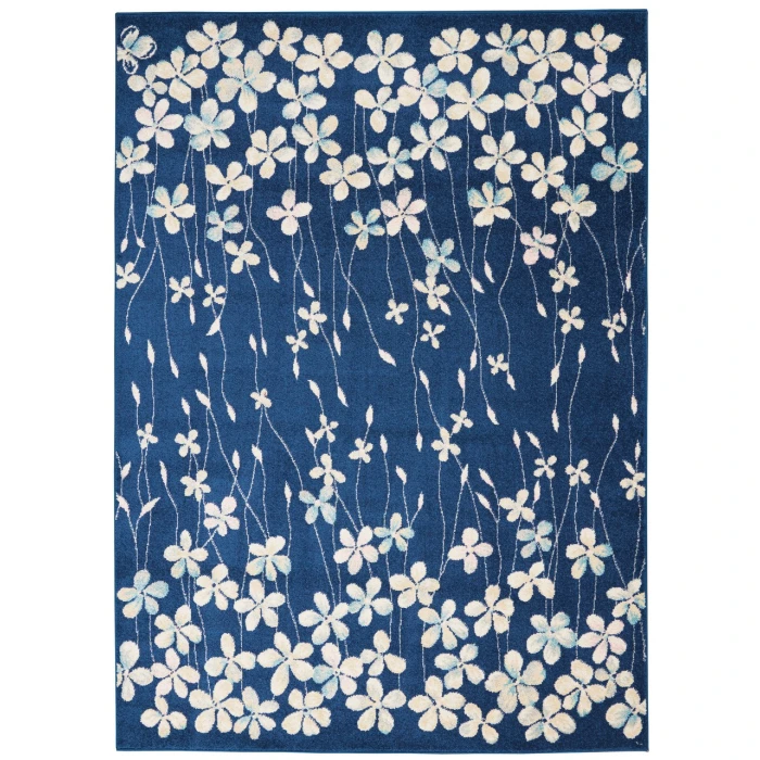 Nourison Tranquil Area Rug TRA04-Navy