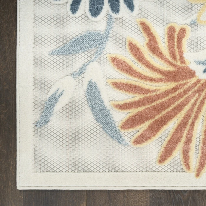 Nourison Aloha Ivory Rose ALH33 2 ft. 8 in. X 4 ft. Rect. Rug