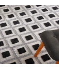 Nourison Aloha Indoor/Outdoor Area Rug ALH26-Black White