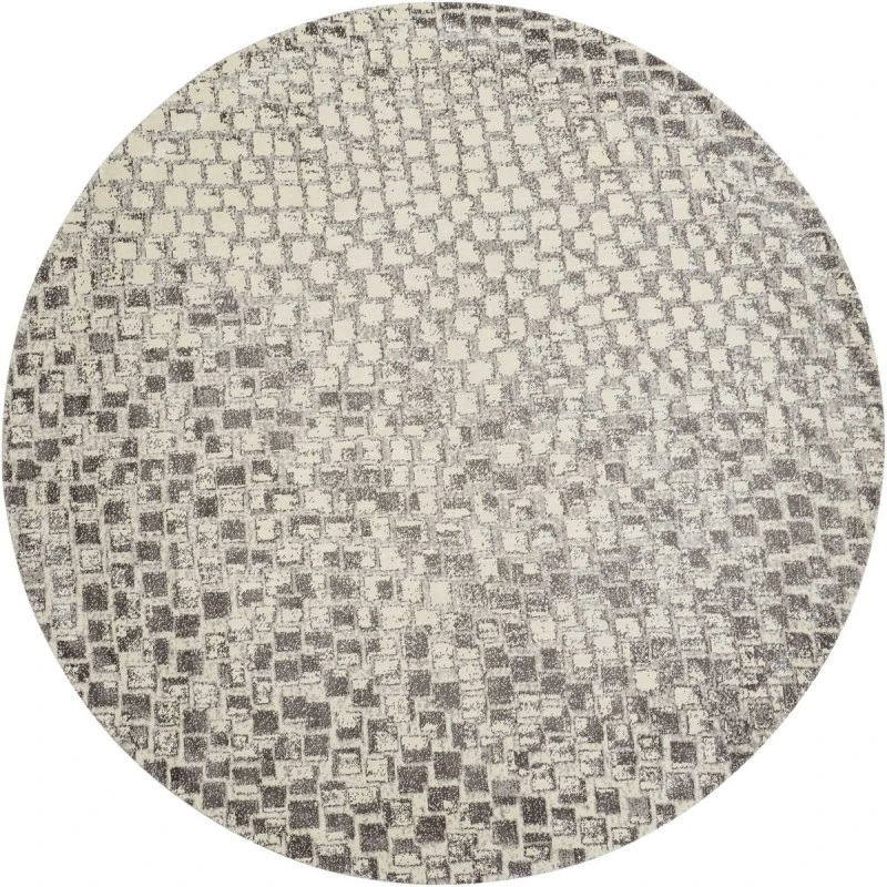 Nourison Twilight Round Area Rug TWI08 Cream 8' Round
