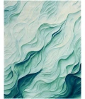 Nourison Prismatic Silver Green PRS42 6 ft. X 8 ft. Rect. Rug