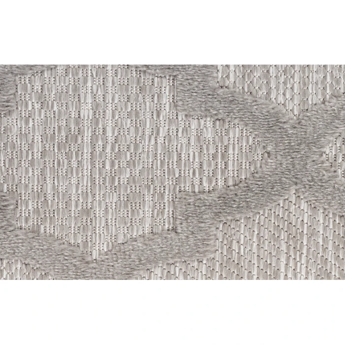 Nourison Easy Care Silver Grey NES01 2 ft. X 6 ft. Rectangle Rug