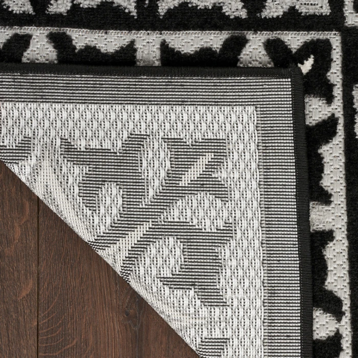 Nourison Aloha Area Rug ALH34 Black White