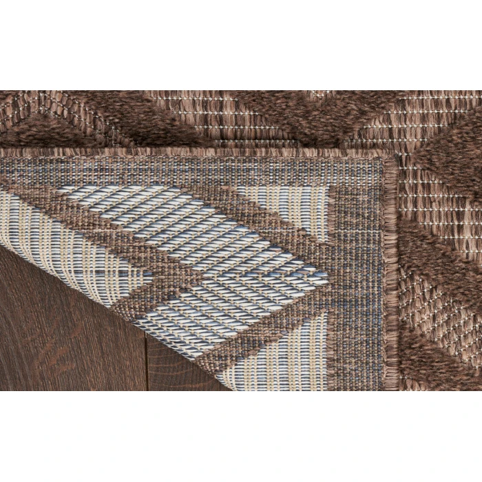Nourison Versatile Brown NRV01 2 ft. X 4 ft. Rectangle Rug