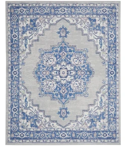 Nourison Home Whimsicle WHS03 Grey Blue 8 ft. X 10 ft. Area Rug