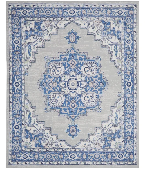 Nourison Whimsicle Area Rug WHS03-Grey Blue