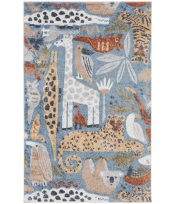 Nourison Home Astra Machine Washable ASW01 Multicolor 4 ft. X 6 ft. Area Rug