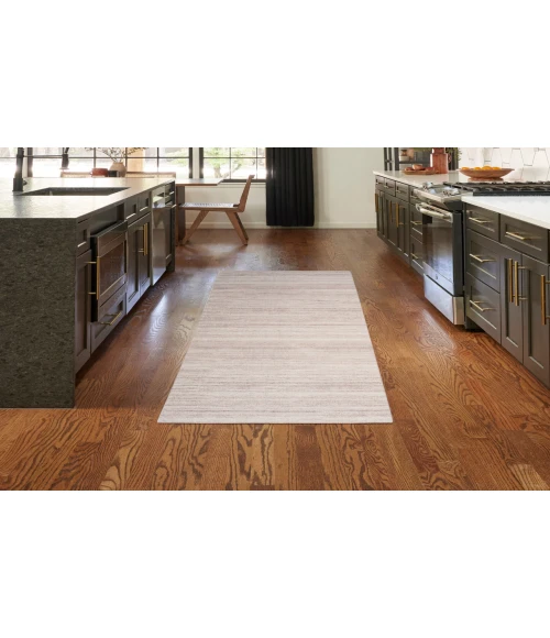 Nourison Washable Essentials Ivory Mocha WAE01 2 ft. 2 in. X 8 ft. Rectangle Rug