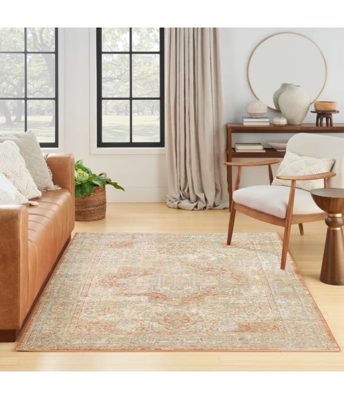 Nourison Nourison Essentials Persian Beige Rust NRE07 5 ft. X 7 ft. Rect. Rug