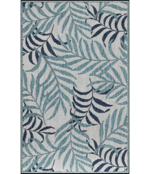 Nourison Garden Oasis Blue GOA01 3 ft. X 5 ft. Rectangle Rug
