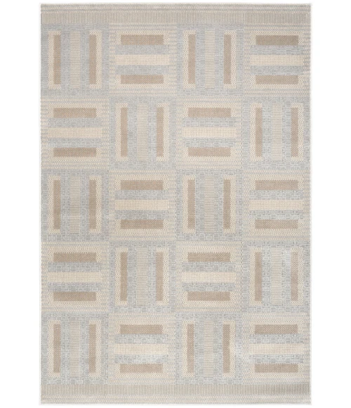 Nourison Home Nordic Grey Multicolor NRC11 5 ft. X 7 ft. Rectangle Rug