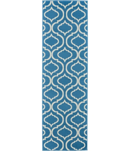 Nourison Jubilant Runner Area Rug JUB19-Blue