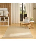 Nourison Tulum Cream TLM02 4 ft. X 6 ft. Rect. Rug