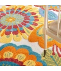 Nourison Aloha Area Rug ALH25 Multicolor 9'6" x 13'
