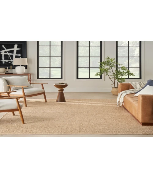 Nourison Natural Jute Bleached NJT01 12 ft. X 15 ft. Rectangle Rug