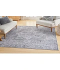Nicole Curtis Machine Washable Series 1 Ivory Grey SR101 7 ft. 10 in. X 9 ft. 10 in. Rectangle Rug