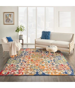 Nourison Home Aloha ALH21 Multicolor 7 ft. 10 in. X 10 ft. 6 in. Area Rug