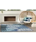 Nourison Garden Oasis Navy GOA06 5 ft. X 7 ft. Rectangle Rug