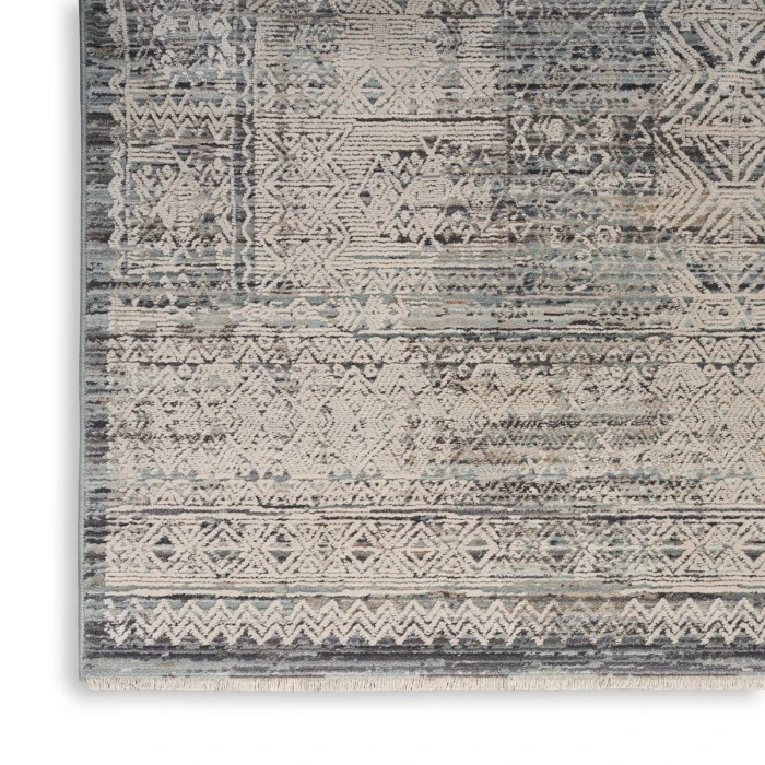Nourison Lynx Ivory Blue LNX06 12 ft. X 16 ft. Rect. Rug