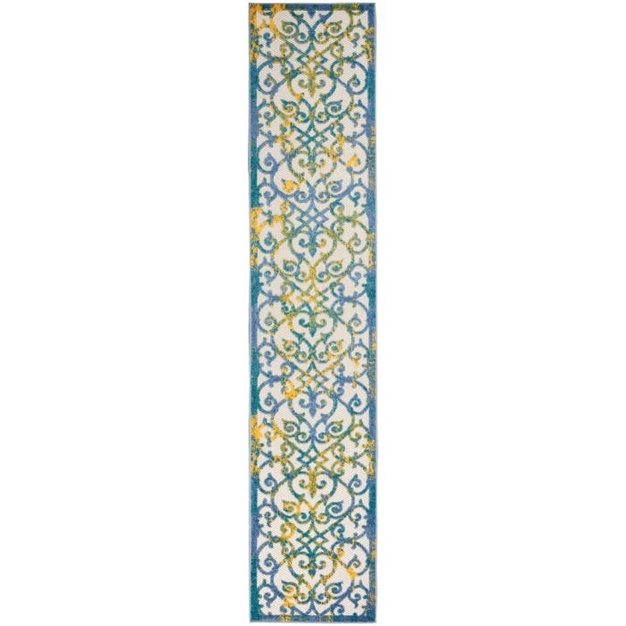 Nourison Aloha Area Rug ALH21-Ivory Blue