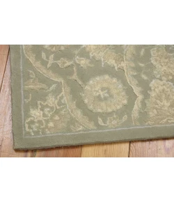Nourison Home Regal Green REG02 7ft.9in. x 9ft.9in. Rect. Rug