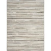Calvin Klein Home Prairie PRA1 Silver 5 ft. 6 in. X 7 ft. 5 in. Area Rug