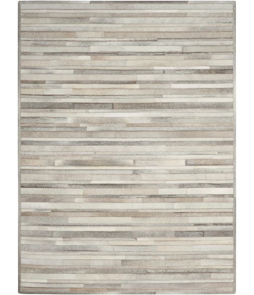 Calvin Klein Home Prairie Area Rug PRA1 Silver