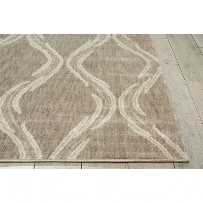 Nourison Home Tranquility Taupe TNQ02 3ft.9in. x 5ft.9in. Rect. Rug