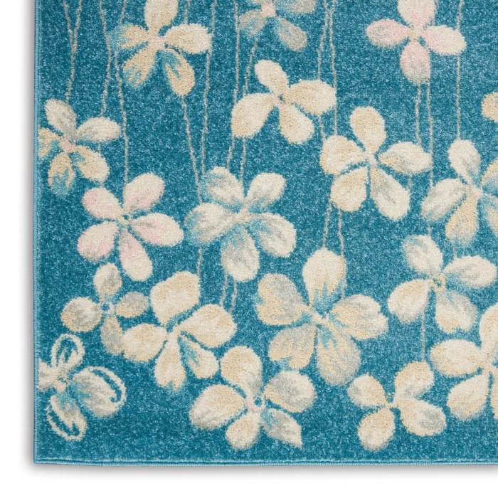Nourison Tranquil Area Rug TRA04-Turquoise