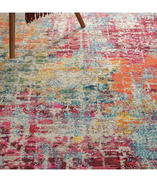 Nourison Celestial Area Rug CES13-Pink/Multicolor