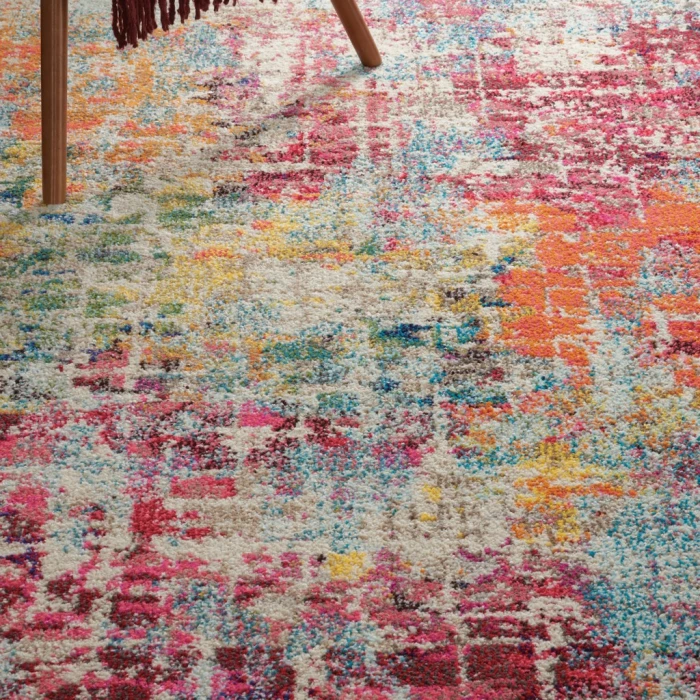 Nourison Celestial Area Rug CES13-Pink/Multicolor