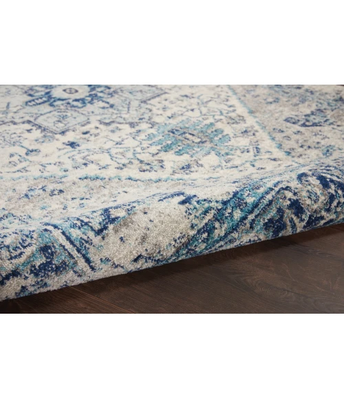 Nourison Tranquil Area Rug TRA06-Ivory/Light Blue