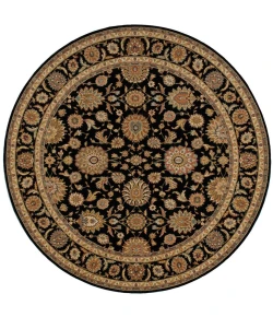 Nourison Home Living Treasures LI05 Black 7 ft. 10 in. Round Area Rug