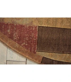 Nourison Somerset Multicolor ST22 5ft.6in. x Round Rug