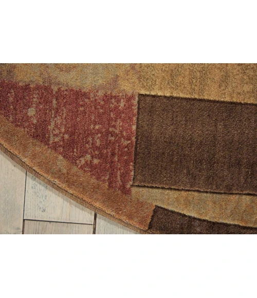 Nourison Somerset Multicolor ST22 5ft.6in. x Round Rug