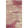 Nourison Home Celestial CES02 Ivory Pink 2 ft. 2 in. X 3 ft. 9 in. Area Rug