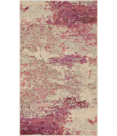 Nourison Celestial Area Rug CES02-Ivory/Pink