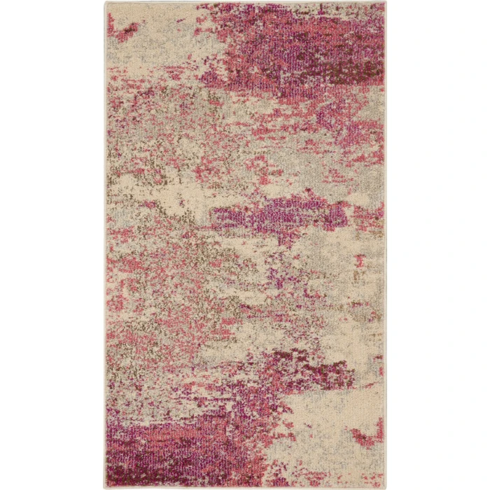 Nourison Celestial Area Rug CES02-Ivory/Pink
